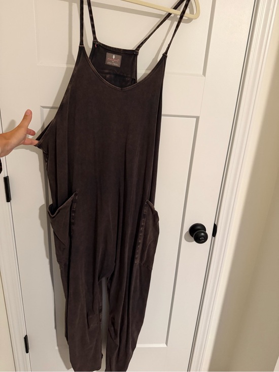 Free People Pants - Free people, hot shot romper Women's Brown Oversized Jumpsuit